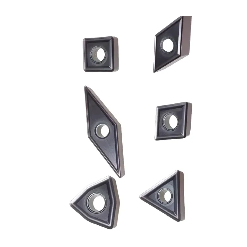 10pcs High Wear Square Cemented Carbide Tool Inserts CNC Lathe Machines Suitable Turning Tool for Steel Workpiece