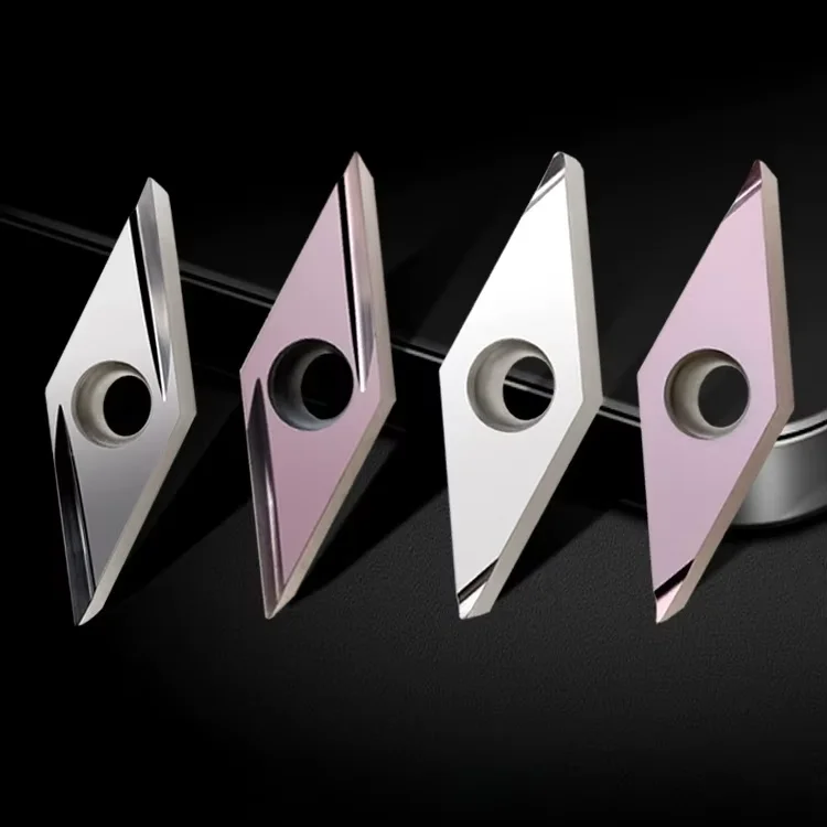 35 Degree Diamond-shaped Fine Turning Blade VBGT110301R OEM Stainless Steel Sharp CNC Turning Insert Slotting Blade