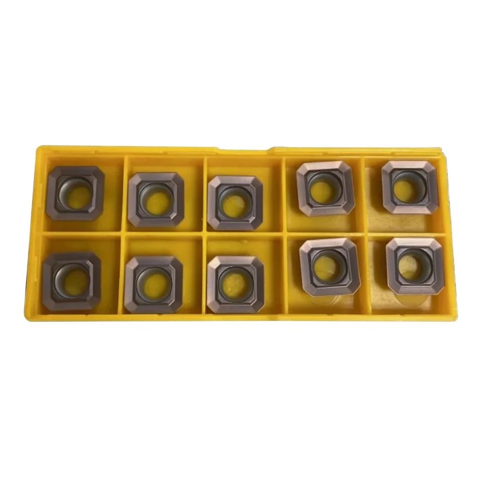 AMJ 10 PCS SEKT1204AFTN Stainless Steel CNC Lathe Cast Iron Finish Milling Cutting Carbide Inserts 60HRC 1/4in 0.05in Thickness