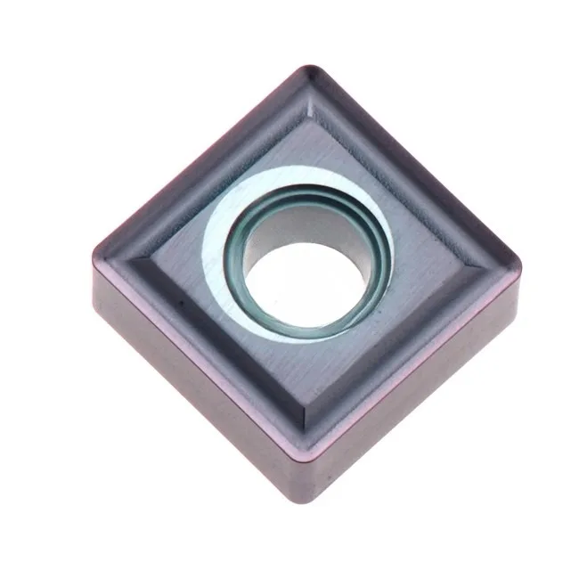 AMJ CNC Blade SNMG120412-MS VP15TF PVD Coated Square Shape Cast Iron & Steel Turning Tool Spot 12 Angle