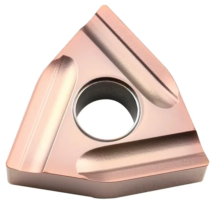 AMJ CNC Carbide Insert Peach-shaped Two-color Stainless Steel External Turning Tool Wnmg080408r Knife Head
