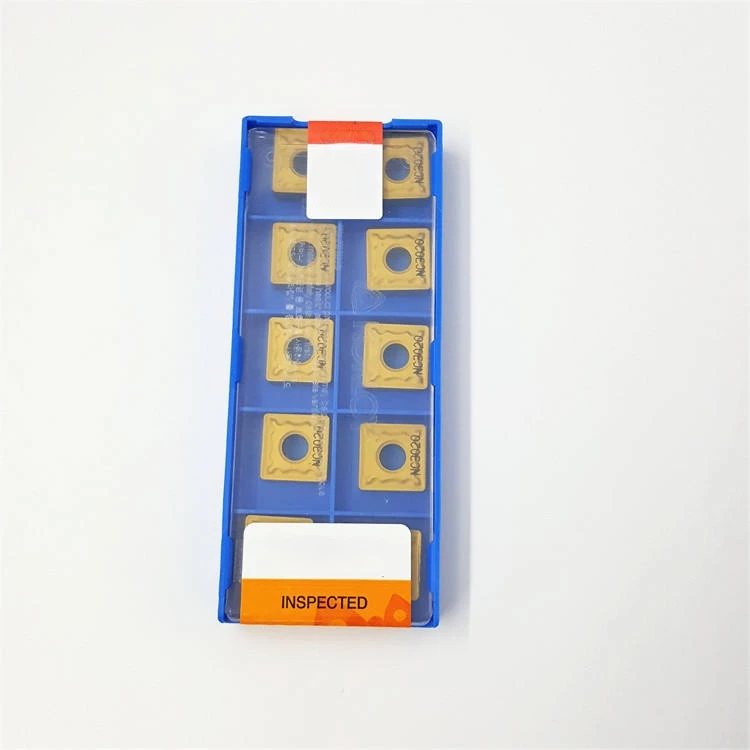 AMJ CNC Insert Turning Tool SNMG120408 CVD Coated Square Steel Hardness 45 for CNC Lathe