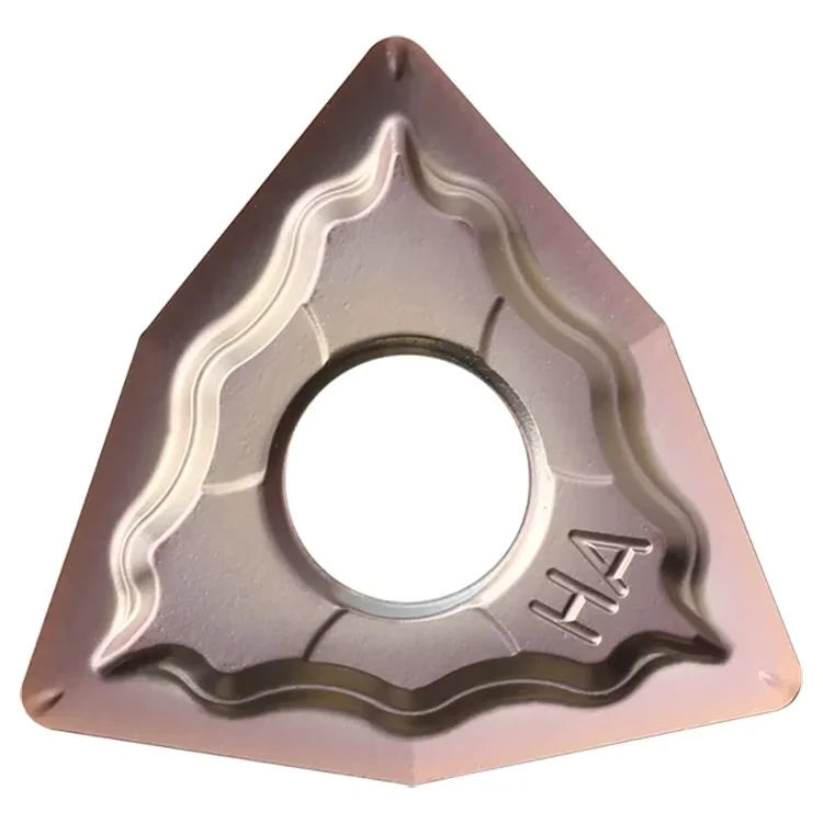 AMJ CNC Peach-shaped External Circular Turning Blade WNMG080404-TM DP9125 45HRC Steel Stainless Steel Cast Iron Machine Clamp