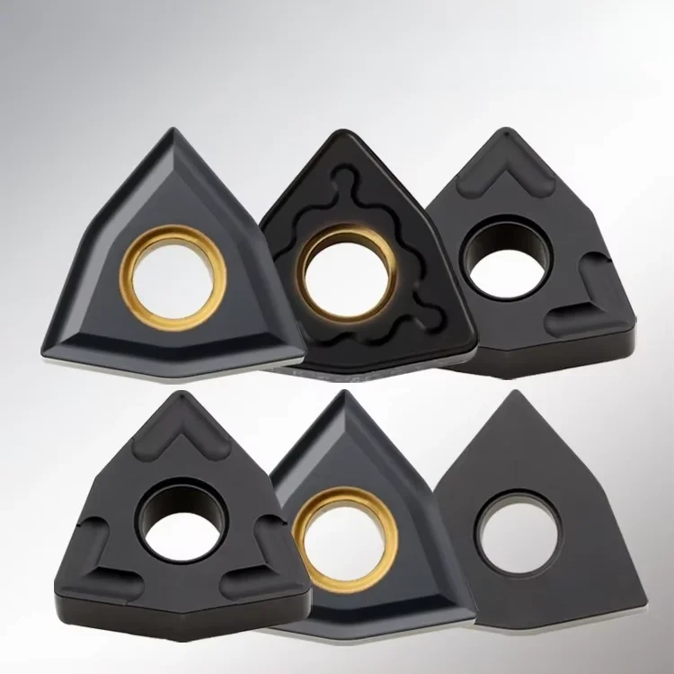 AMJ Cast Iron CNC Blade Pig Iron WNMA080404 Ductile Iron Turning Insert OEM Peach Shape External Turning Tool