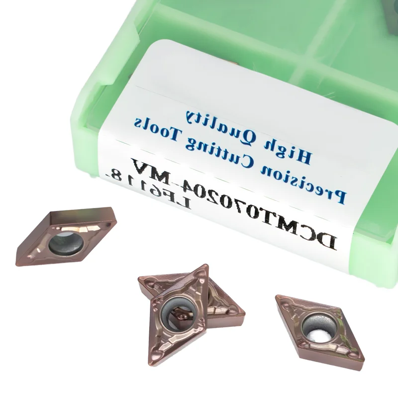 AMJ External Turning Tool DCMT070204-MV 6118 CNC Lathe Cutter OEM Customizable Carbide Insert Other Coating