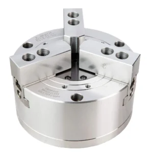 AMJ HH3 250mm 3-Jaw Steel Pneumatic Clamping Lathe Chuck with 0.01mm Accuracy OEM