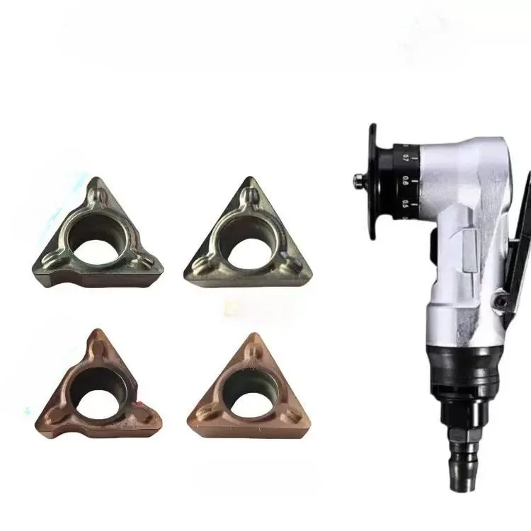 AMJ Handheld Pneumatic Chamfering Machine CNC Blade TPMT080204DP PR930 Turning Insert C Angle R Angle Blade Aluminum