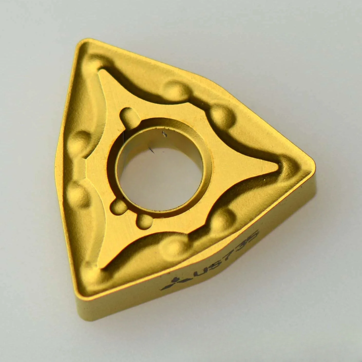 AMJ Hard Alloy Peach Shape Turning Insert CNC Blade WNMG080404-MA US735 in Stock