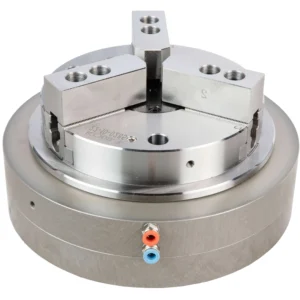 AMJ KQ Front Mounted Steel 3-Jaw Lathe Chuck with 0.02mm Accuracy Clamping for Industrial CNC Milling/Lathe Machines