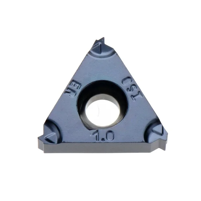 AMJ PVD Coated CNC Blade Threading Insert for CNC Lathe Turning Tools OEM Customizable Model 16ERM 1.50ISO for Cast Iron & Steel