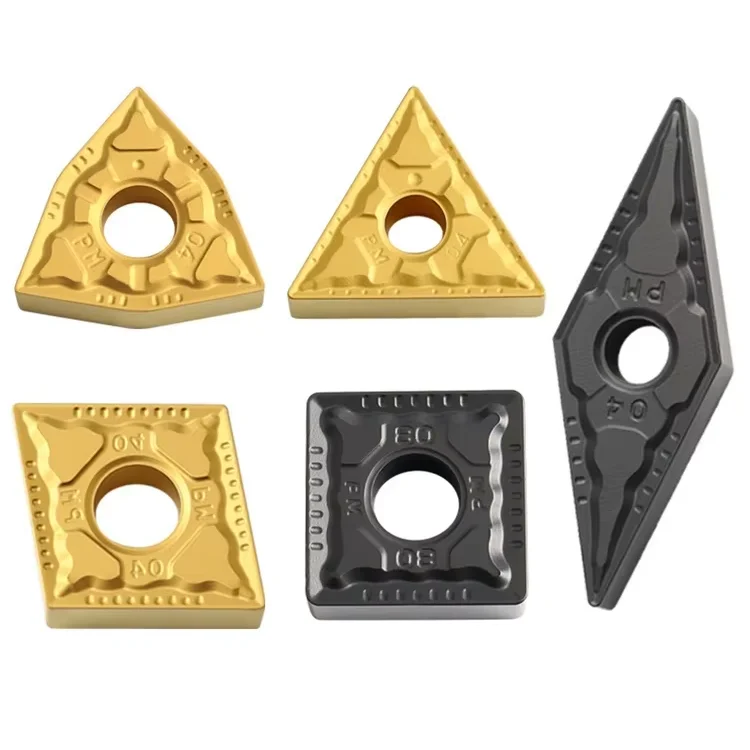 AMJ Peach-shaped CNC Blade WNMG080404-PM Fujian Triangle Diamond-shaped Hard Steel External Cylindrical Lathe Blade OEM HRC
