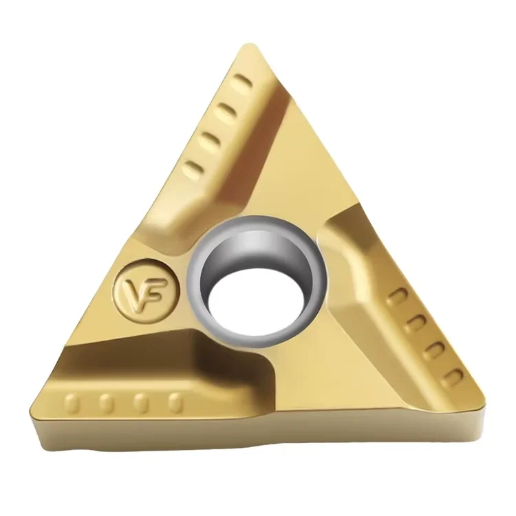 AMJ Precision Turning Blade TNMG160404L-S DC2000L Triangle Coated Ceramic External Cylindrical Lathe Tool Head High Light Slotting