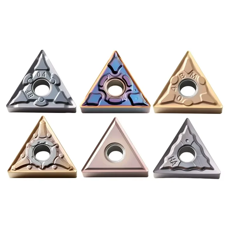 AMJ Stainless Steel CNC Triangular Blade External Cylindrical Turning Blade TNMG160404-MA 08 Slotting Machine Clamp Lathe Blade