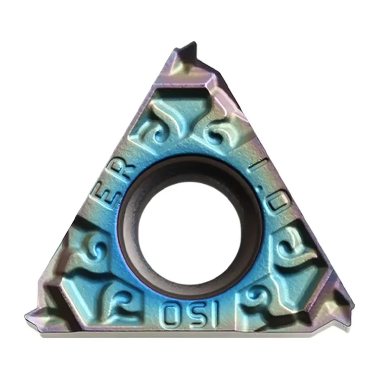 AMJ Triangle Hardened Steel CNC Thread Blade with Small Inner Hole and External Tooth 16ER AG55 Turning Blade