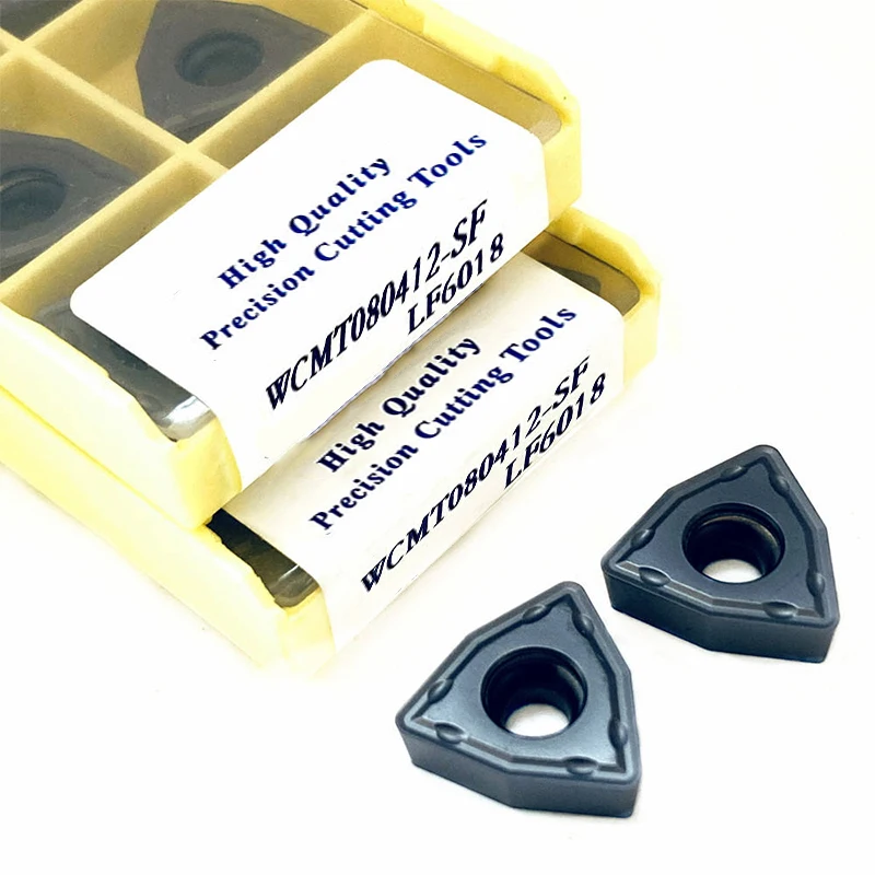 AMJ U Square PVD Coated Carbide Drill Insert WCMX030208-SF 6018 ISO Grades CNC Lathe Machine Cutting Tools