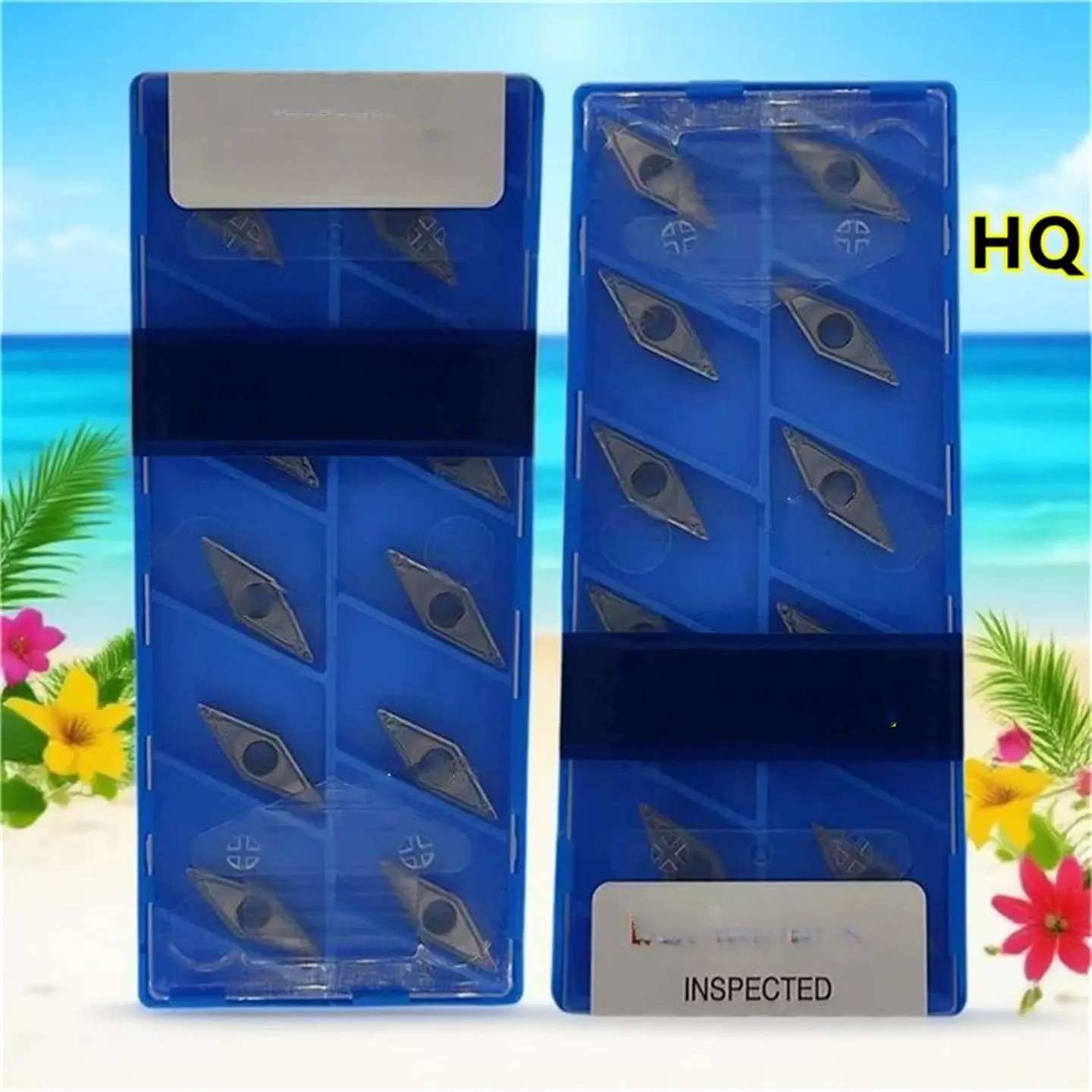 AMJ VBMT110304 HQ CVD Coated Rhombus Carbide Turning Insert with 60hrc for CNC Lathe Machine