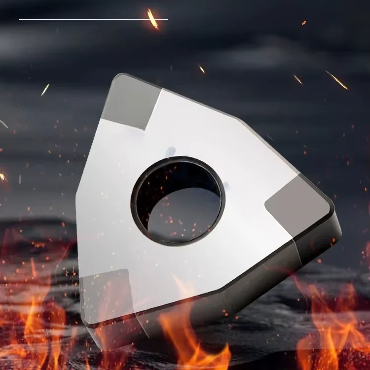 CBN Boron Nitride Blade Quenching Steel Special WNMG08 Triangular Diamond TNMG Peach Shaped CNC Blade Turning Insert
