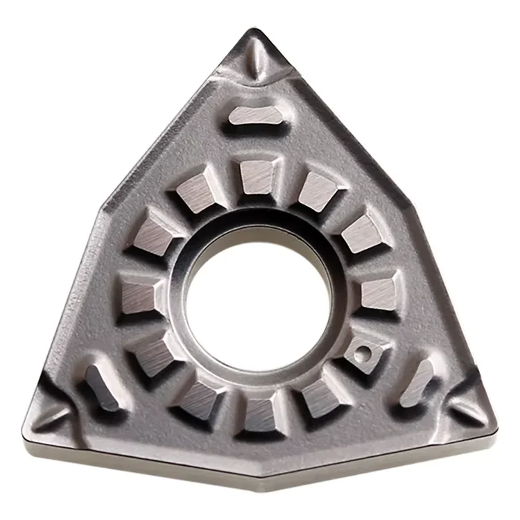 CNC Ceramic Blade WNMG080404R-S/TNMG160404/CNMG Peach Shaped Outer Circular Cermet Coated Digital Control Turning Insert