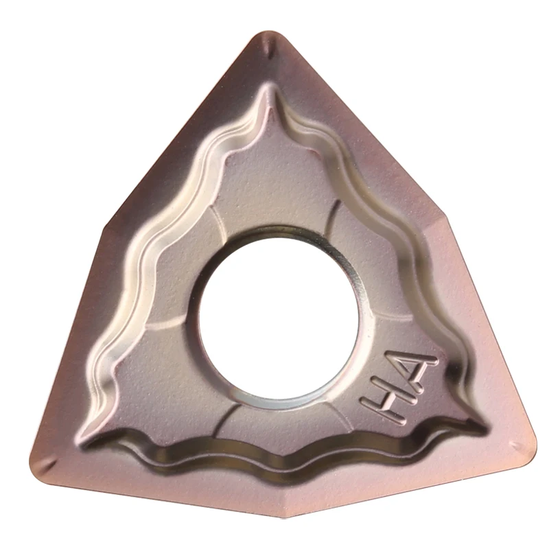 CNC External Turning Blade Peach-Shaped WNMG080408-HA DMH25 Steel Stainless Steel Cast Iron Machine Tool Lathe Inserts
