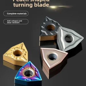 CNC Insert WNMG080404 Peach-Shaped Cemented Carbide Stainless Steel Turning Insert; Carbide Ceramic External/Internal Turning