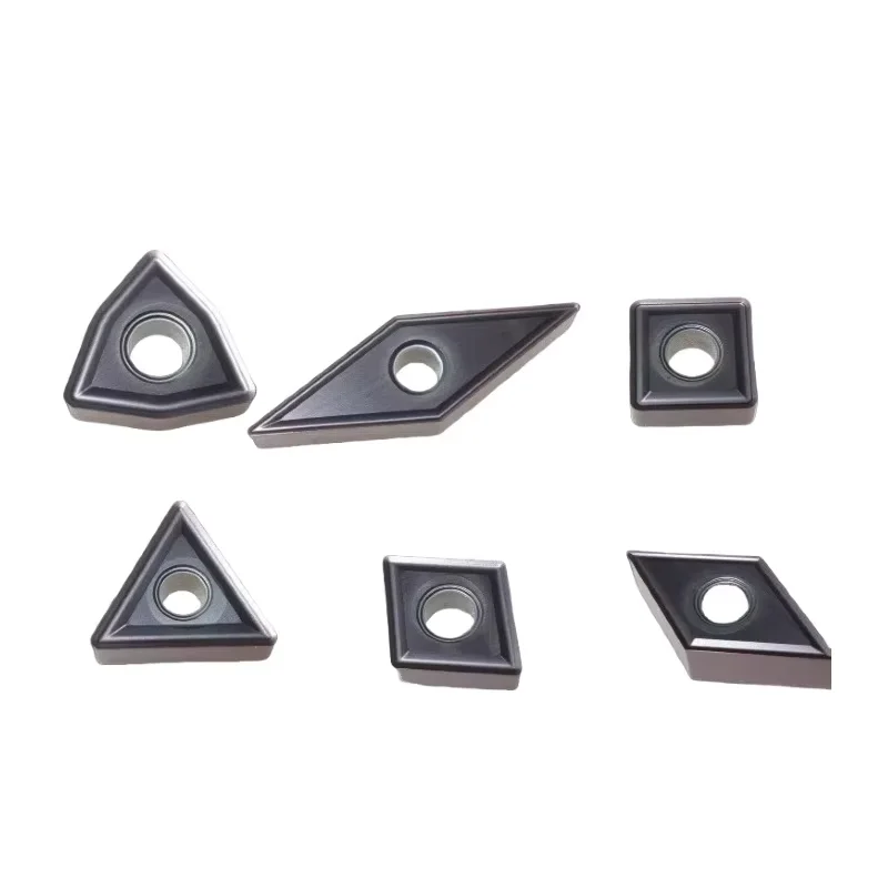 CNC Lathe Machines 10pcs Square Cemented Carbide Inserts Coated External Turning Tools for Steel Workpiece OEM Support