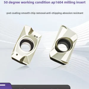 CNC Milling Insert 50 Cutting Condition APMT1604 Cemented Carbide CH2112 PVD Coated China Mold Milling Cutter Head Milling