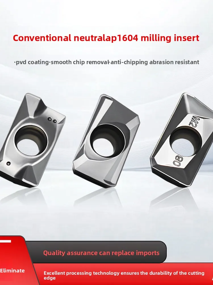 CNC Milling Inserts APMT1604 Conventional Universal Carbide Mold Quenching Cutter Head Square Shoulder China No Coating No