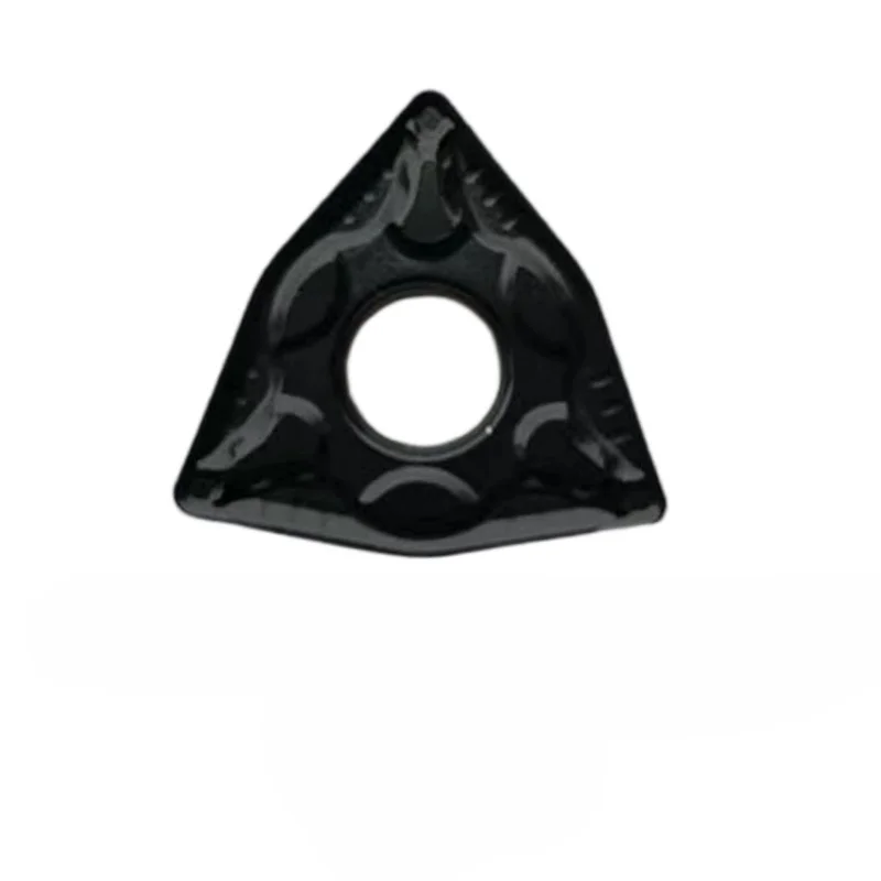 CNC Turning Blade Two-color Coating Peach Shape HRC Other TNMG160404TM Blade Tip 0.4 Steel Parts