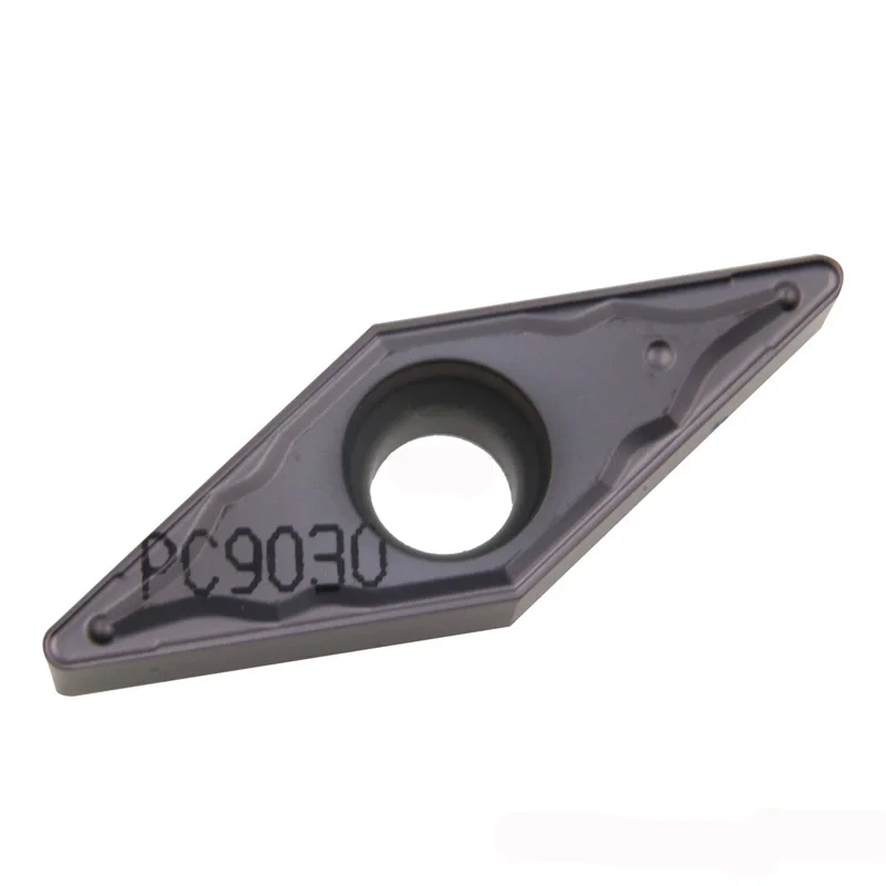 CNC Turning Blade VBMT110304-HMP PC9030 with Rhombus Shape and Digital Control for Machining Stainless Steel Parts