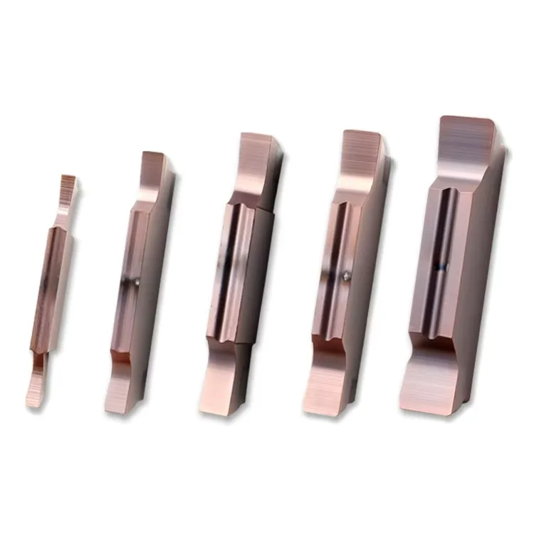 CNC Turning Insert 1mm End Face Grooving Peach Shape Knife MGGN150-JM DM20ZS Stainless Steel Non-standard Digital Control