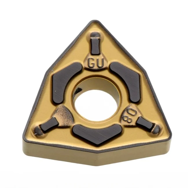 CNC Turning Tool Carbide Insert Cutting Blade WNMG080404N-GU AC630M for Cast Iron Stainless Steel