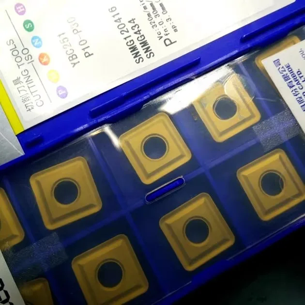 CNC Turning Tool SNMG120416 Blade Square Shape Customizable OEM Sizes YBC251 SNMG120408 Digital Control