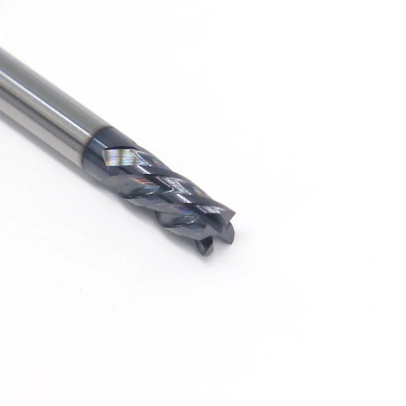 Customizable 4F-4.0mmX4X10X50 HRC50 Solid Carbide Turning Tool 4-Flute 4mm OEM Supported for CNC Lathe