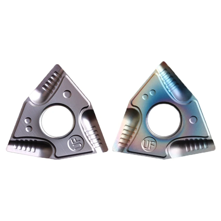 Customizable OEM Stainless Steel CNC Blade Peach-Shaped Triangle Ceramic Slotting Knife WNMG080408 for Outer Circle Rough