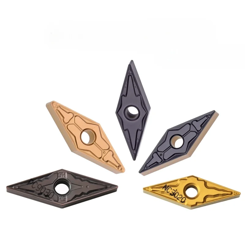 Cutting Tools Genuine CNC Blade VNMG160404TM Rhombus OEM PC9030 Stainless Steel Processing