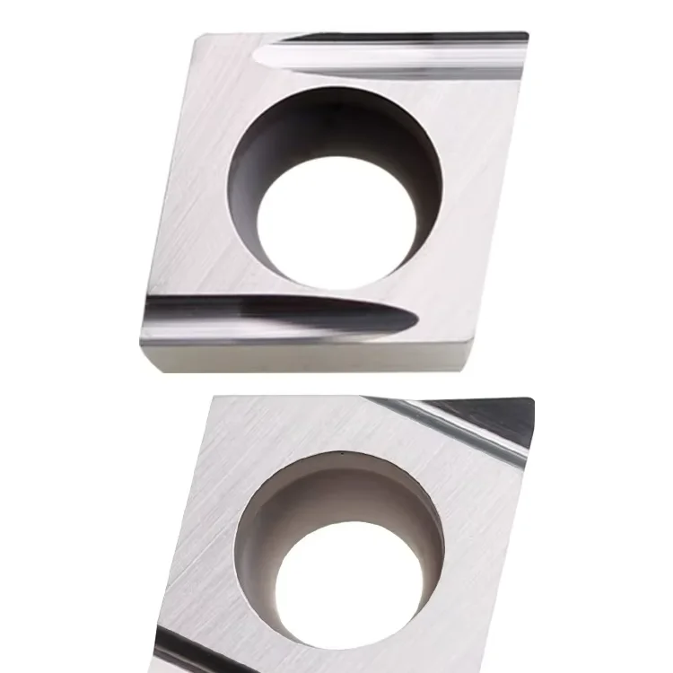Diamond CNC Precision Turning Blade CCGT030101L-F Ceramic Inner Hole Turning Insert Customized OEM Support 060204 030102