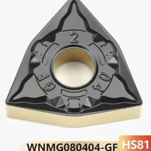 Genuine Peach-Shaped PVD Coated CNC External Turning Insert WNMG080408-GF HS8125 Steel Workpieces Made Mainland China