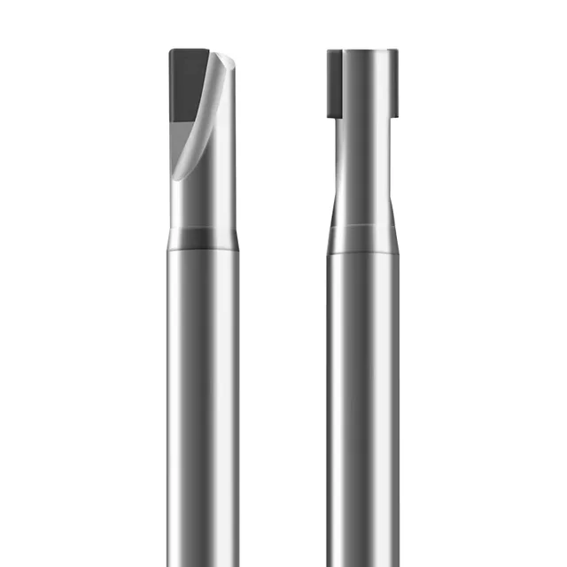 Single Edge Carbide Milling Cutter AlTin Coated 3 Flutes 60hrc High-Gloss Engraving Cutter for Acrylic Graphite Aluminum