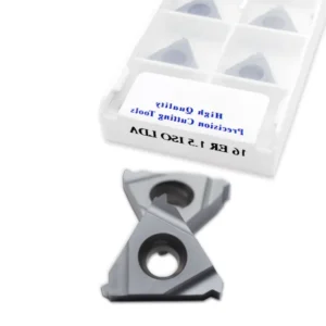 16 ER 1.5 ISO LDA Indexable Tungsten Carbide Threading Lathe Inserts for Threaded Lathe Holder