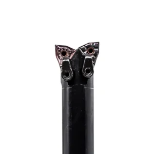 Bull Head Sheep Horn Double Head Inner Hole Knife Rod Peach Shape Baifu HRC55 Blade Thickness 0.5mm Model 2MW08 R/L