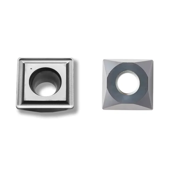 SPMX 110408 CNC Fixed-Point Drilling Machining Center Machine 45 Degree Chamfering Blade Stainless Steel Part Turning Insert