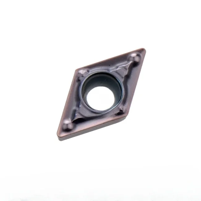 Hard Alloy CNC Turning Tool Blade DCMT070204-MV VP15TF Positive Back Angle Digital Control in Stock Cutting Tools