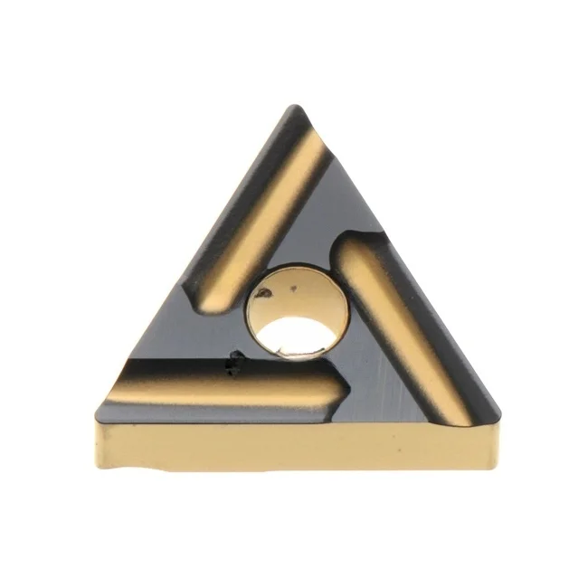 Hard Alloy Triangle Turning Tool CNC Blade TNMG160404R-HM AC630M 60HRC Coated for Lathe Machine Cast Iron