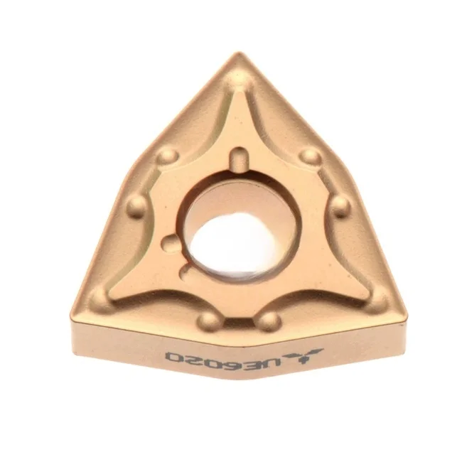 Hard Alloy Turning Tool Fujian CNC Blade WNMG080408-MA UE6020 080412MP RP MC6125 6025 Peach Shape Tool Holder Cutting Tools