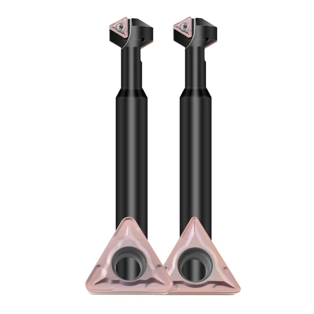 AMJ CNC Chamfering Tool Holder Turning Insert 90 45 Degree Machining Center Internal Deburring B30TC09-C14T2-120ap 10-17