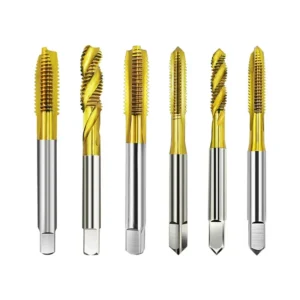High Hardness TiCN Coated Stainless Steel Spiral Straight Flute Inch Machine Tap for M3-M8 with 3-Year Warranty 60mm Length