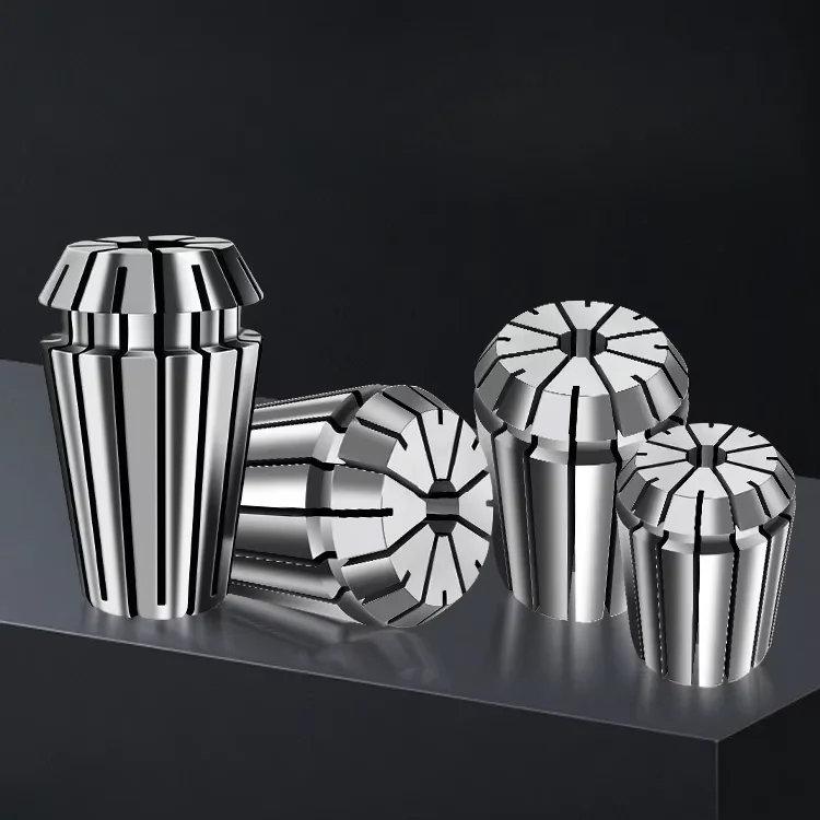 High Precision ER16 Steel Power Head 1MM-7MM Elastic Lock Nozzle Manual Collet Engraving & Milling Machine with Collet