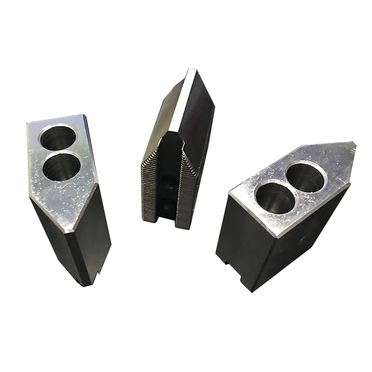 Hydraulic Steel Chuck with Heightened Soft Jaws 6 8 10 Inches Sharp Angles 60 & 90 Degrees