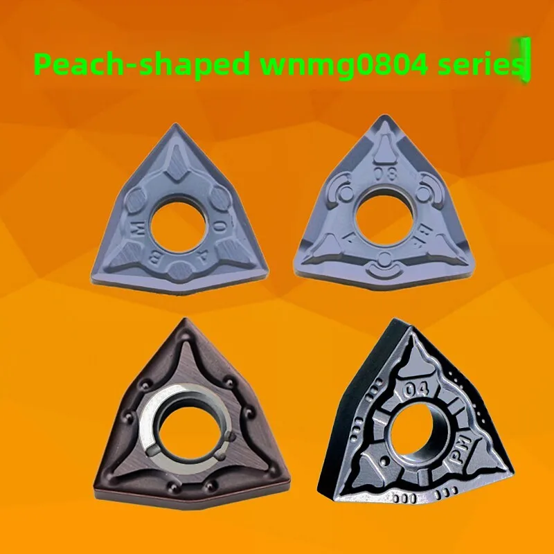 Imported CNC Inserts WNMG080404BM/MA/PM/BF for External Turning Stainless Steel Workpieces Cutting Tools