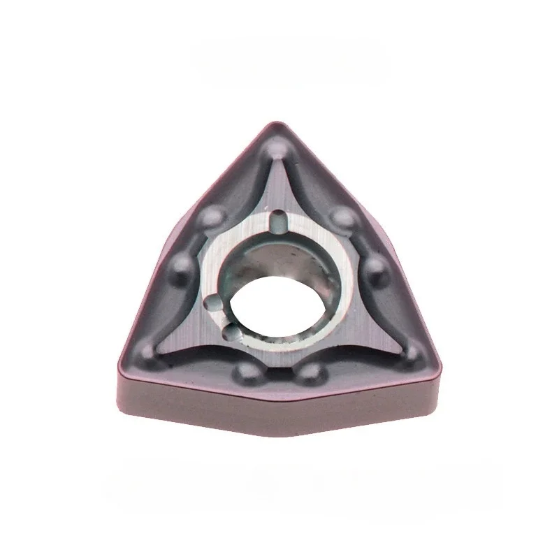 Imported PVD Coated Turning Blade WNMG080404MA/WNMG080408MA VP15TF Steel Stainless Steel Peach Shape Tool Holder Cutting Tools
